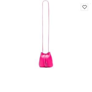 Schaffer The Greta Bucket Bag in Fluorescent Pink